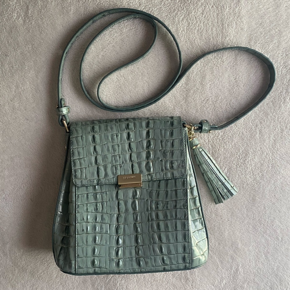 NWT Brahmin Margo in Ocean La Scala